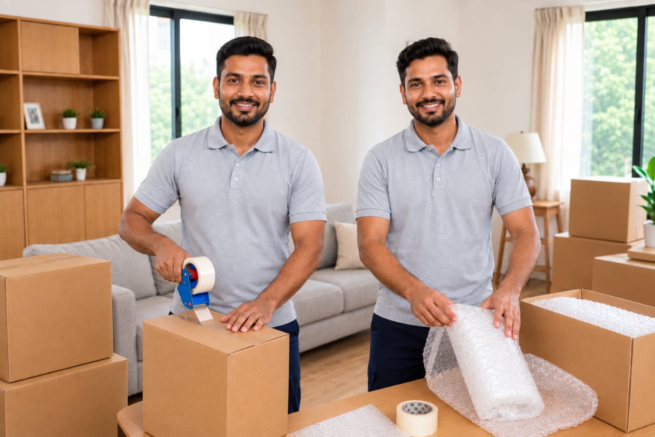 Global Relocation Packers and Movers team at work